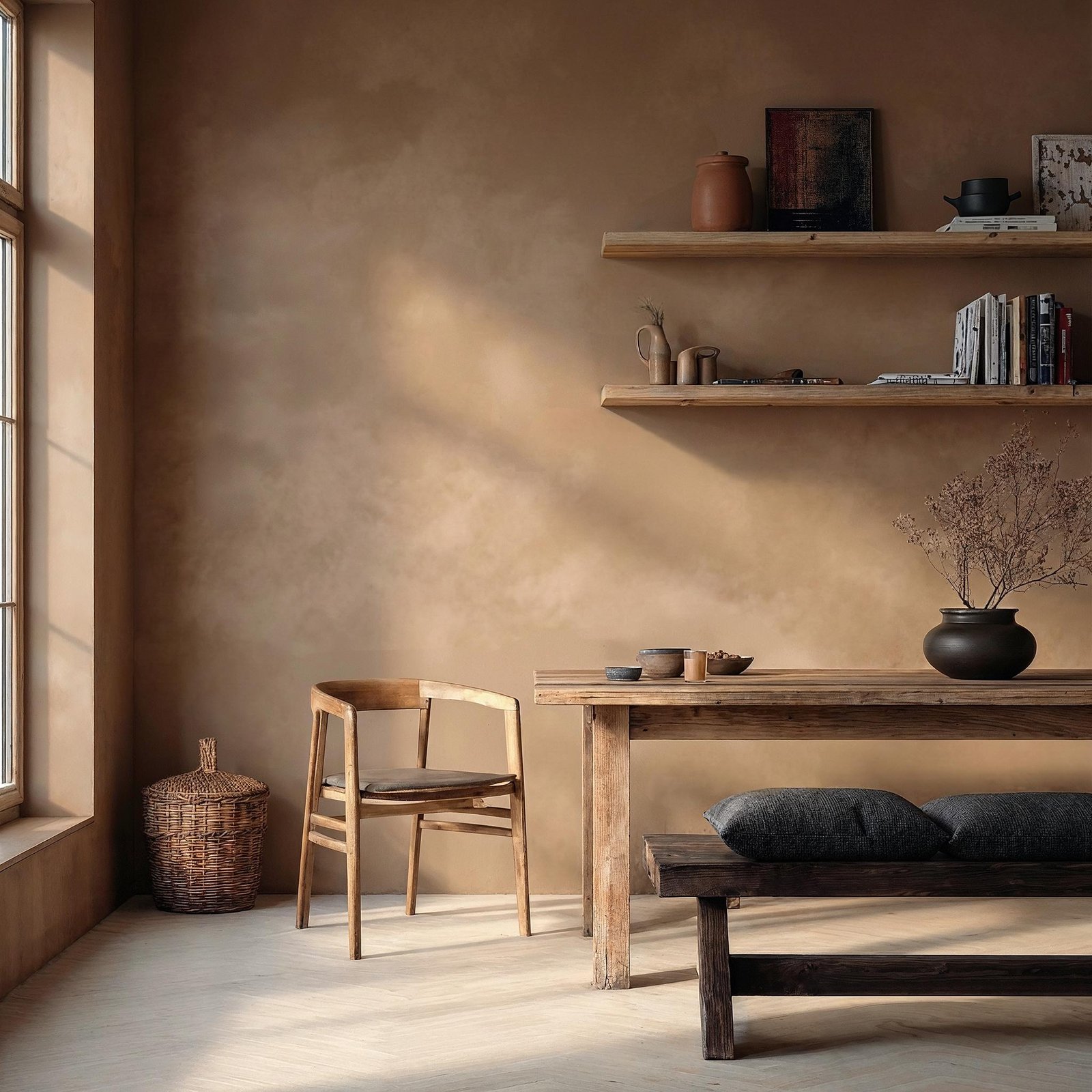 Microconcrete interior